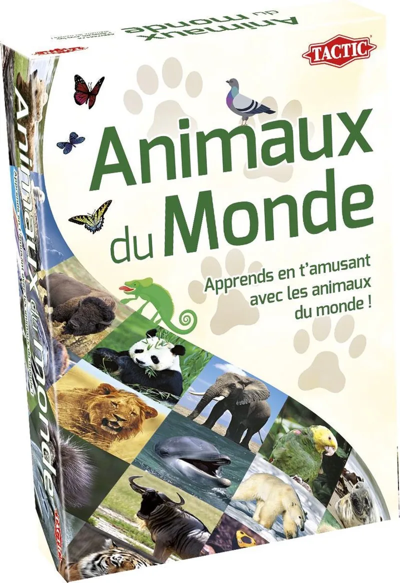 Animaux du Monde (FR) de Tactic – boîte