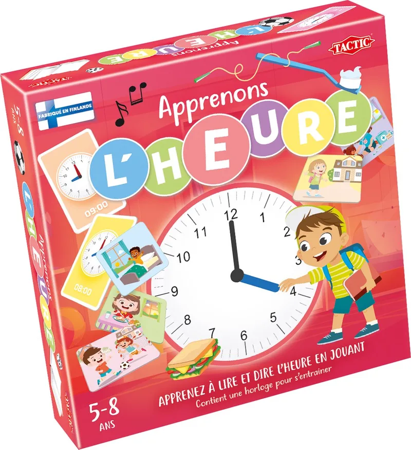 Apprenons l´heure from Tactic – box