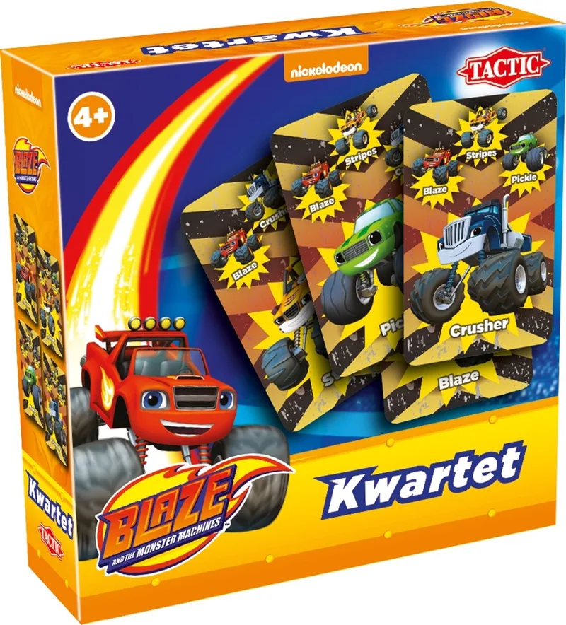 Blaze Kwartet – Kaartspel – Kinderspel – Vanaf 4 jaar – 2-4 spelers von Tactic – Schachtel