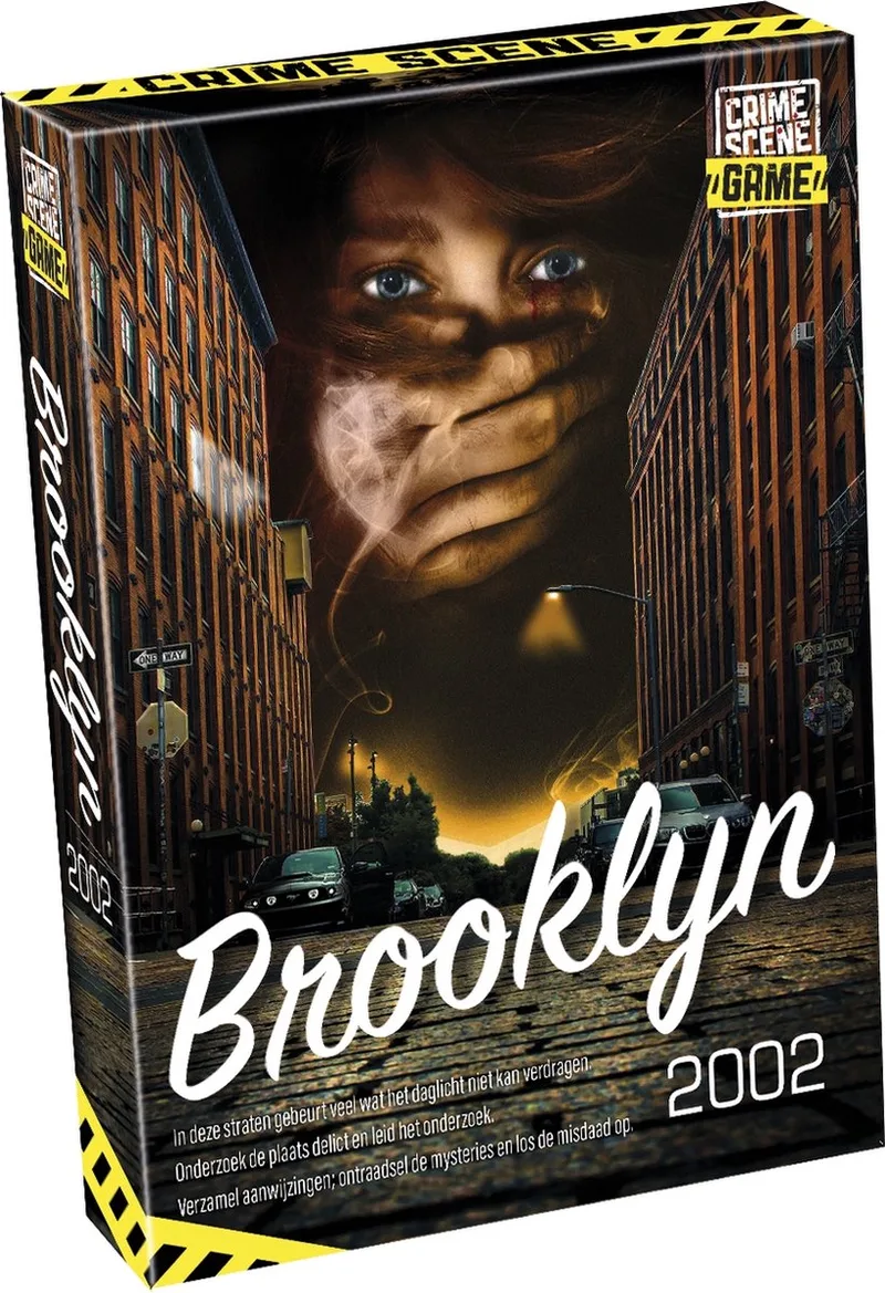 Crime Scene Brooklyn 2002 – Bordspel – Misdaadspel – Moderne Stadszaak vol Geheimen – Diepgaand Onderzoek en Deductie – Crime Scene Serie – Game Storm Studio – 1 of Meer Spelers – Vanaf 18 Jaar from Tactic – box