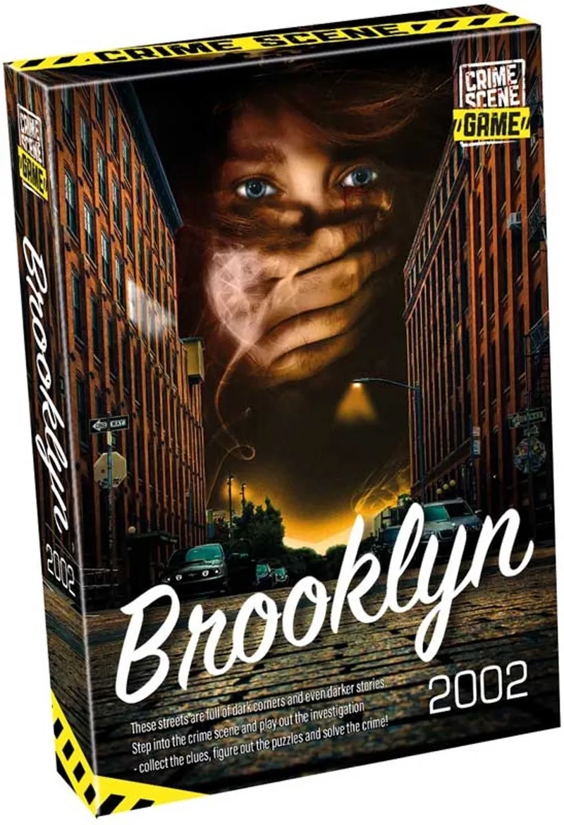 Crime Scene Brooklyn 2002 detective spel educatief karton. from Tactic – box