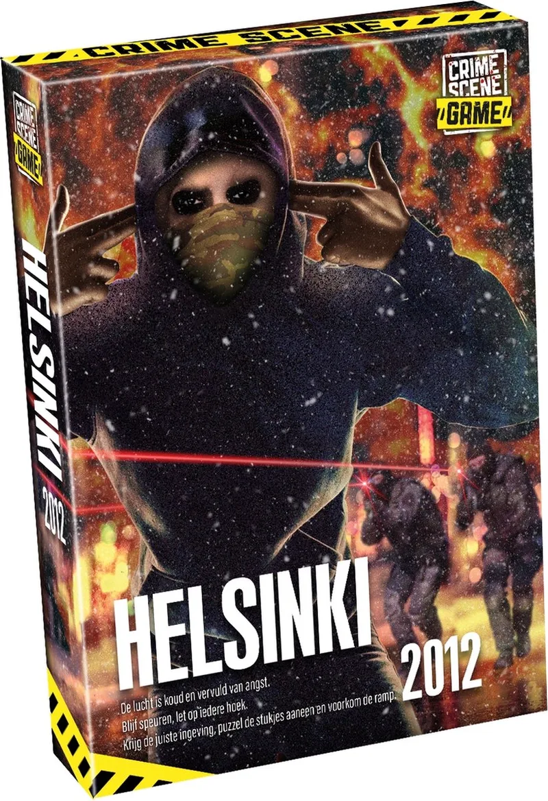 Crime Scene Helsinki 2012 – Bordspel – Misdaadspel – Scandinavisch Mysterie vol Stilte en Spanning – Diepgaand Onderzoek en Deductie – Crime Scene Serie – Game Storm Studio – 1 of Meer Spelers – Vanaf 18 Jaar von Tactic – Schachtel
