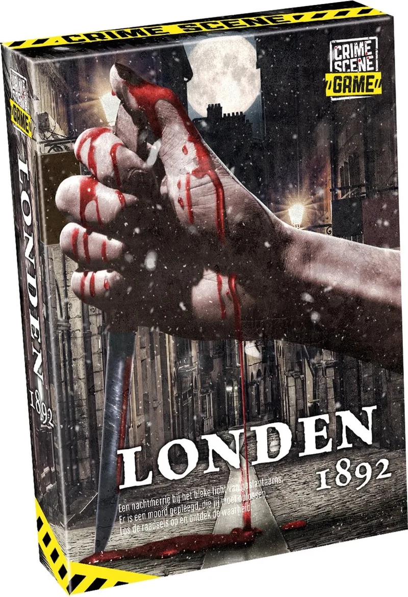 Crime Scene Londen 1892 – Bordspel – Misdaadspel – Duister Mysterie in Victoriaans Whitechapel – Diepgaand Onderzoek en Deductie – Crime Scene Serie – Game Storm Studio – 1 of Meer Spelers – Vanaf 18 Jaar von Tactic – Schachtel