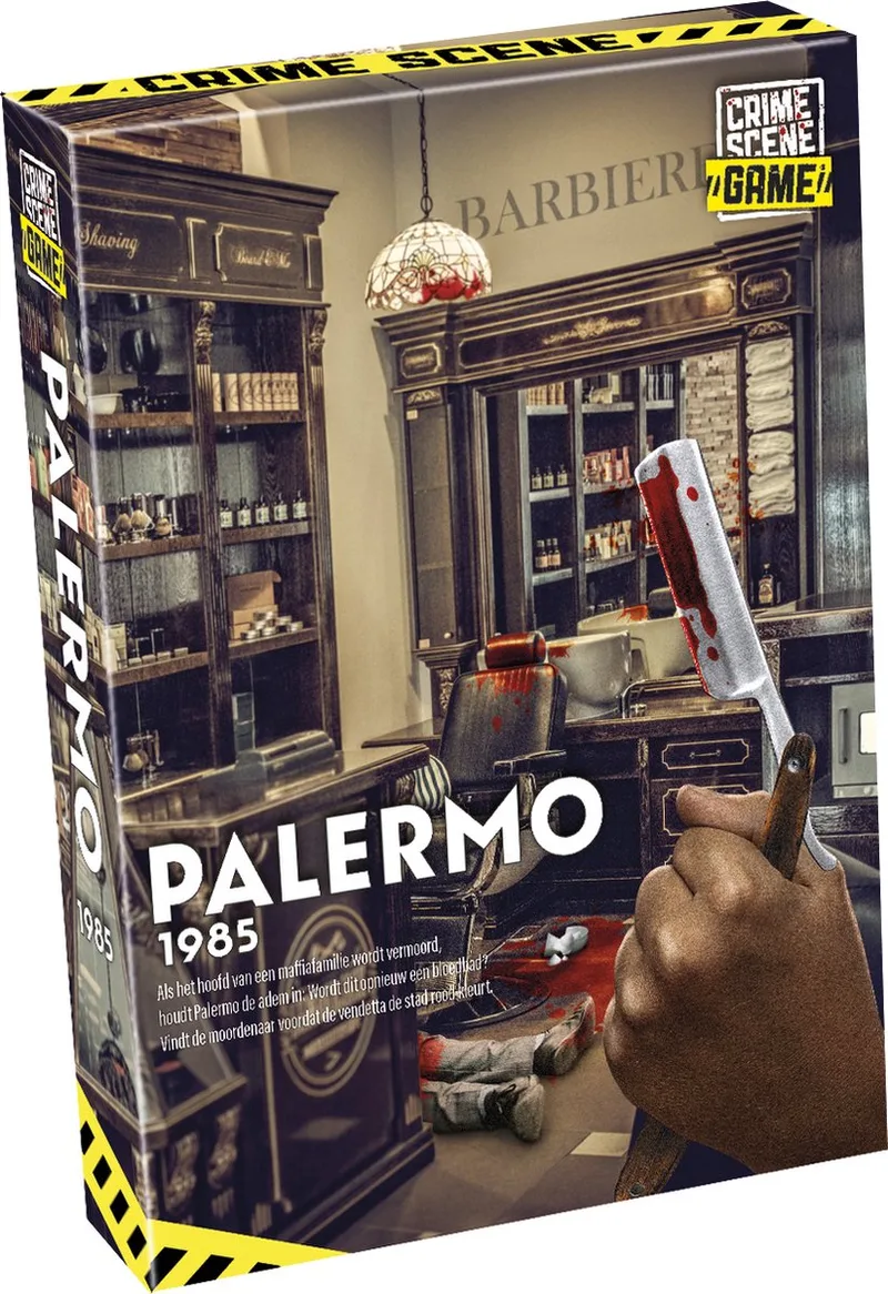 Crime Scene Palermo 1985 – Bordspel – Misdaadspel – Maffia Mysterie in Sicilië – Diepgaand Onderzoek en Morele Keuzes – Crime Scene Serie – Game Storm Studio – 1 of Meer Spelers – Vanaf 18 Jaar von Tactic – Schachtel