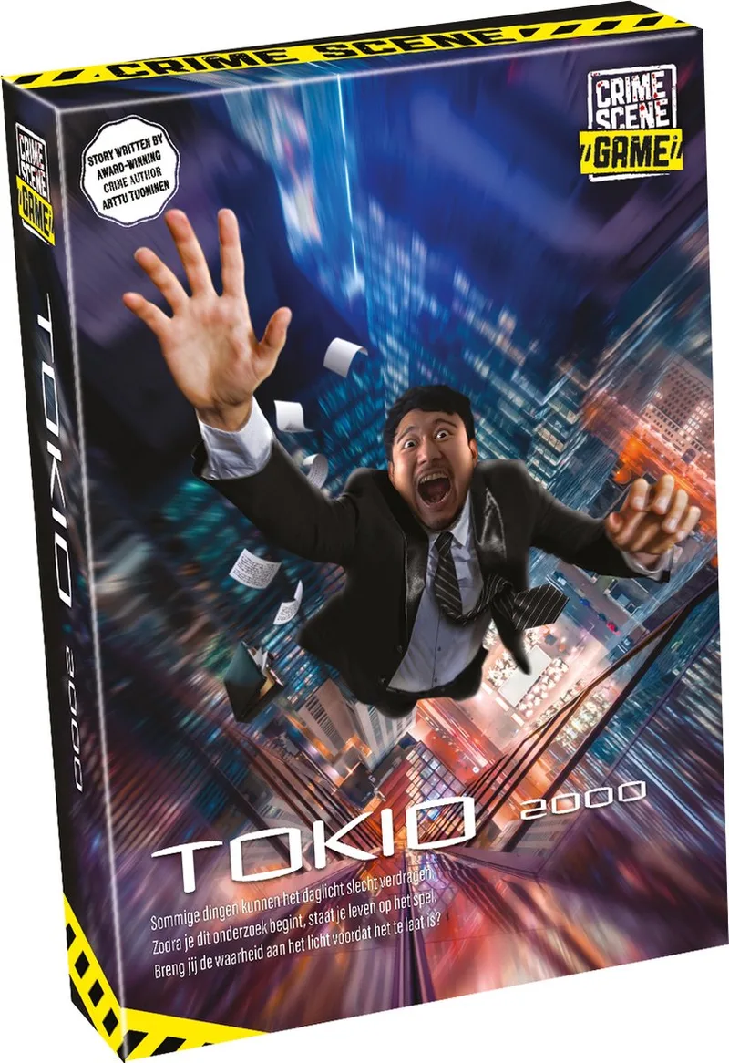 Crime Scene Tokyo 2000 – Bordspel – Misdaadspel – Complex Stadsdrama in Japan – Diepgaand Onderzoek en Deductie – Crime Scene Serie – Game Storm Studio – 1 of Meer Spelers – Vanaf 18 Jaar de Tactic – boîte