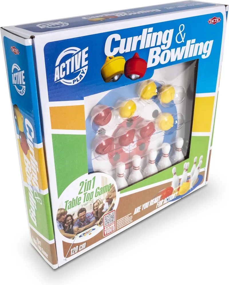 Curling / Bowling 2in1 Table Top Game van Tactic – doos