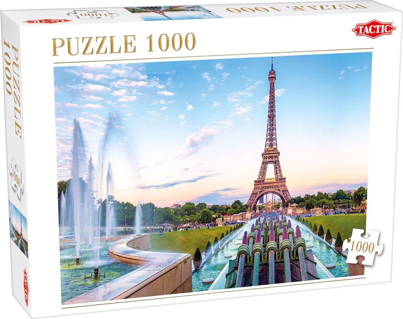 Eiffel Tower 1000 stukjes van Tactic – doos
