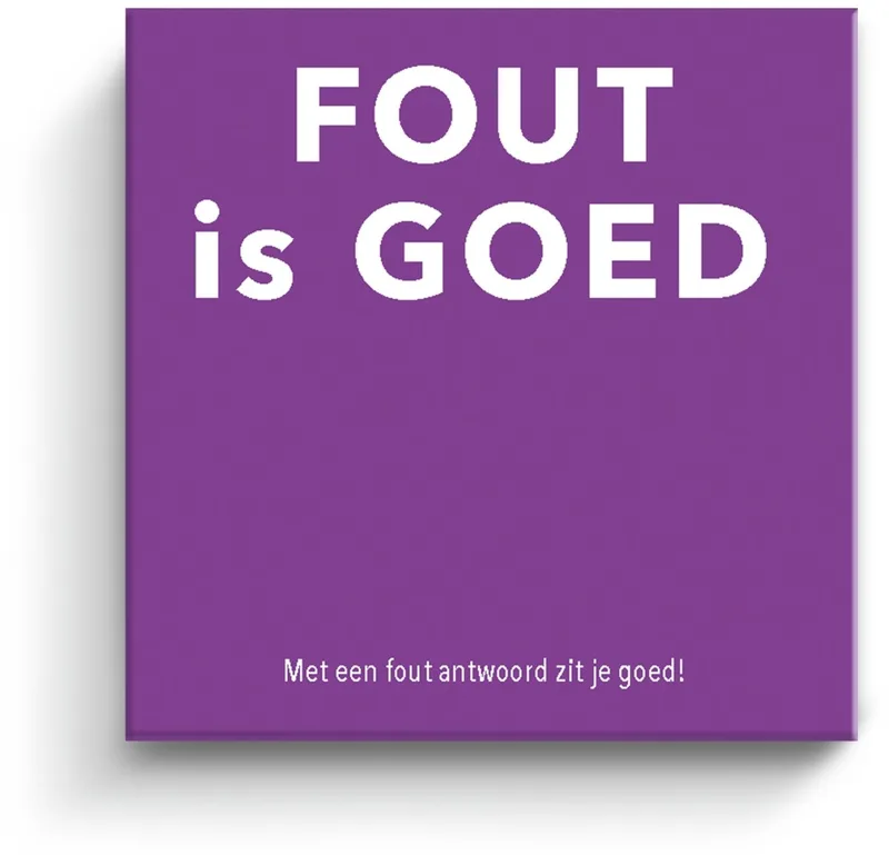 Fout is Goed! – Partyspel – Kaartspel – Geef het Foute Antwoord – Vanaf 15 jaar – 2 tot 6 Spelers from Tactic – box