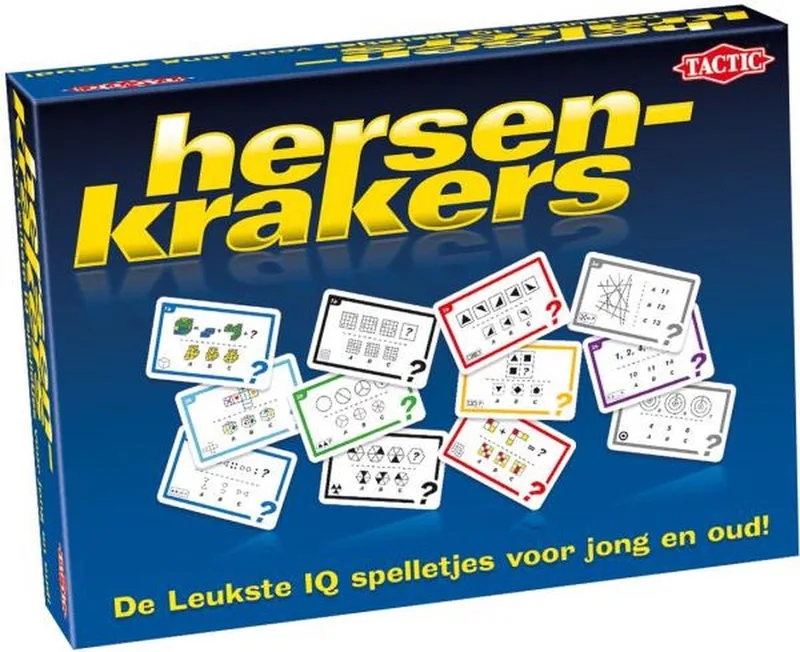 Hersenkrakers from Tactic, Blauw edition – box