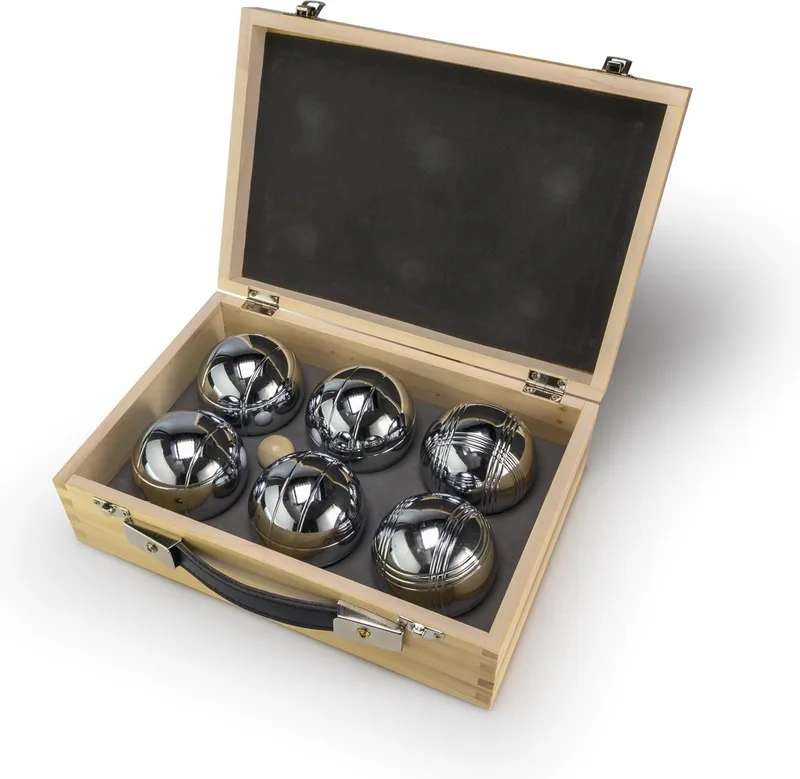Jeu de Boules (Pétanque) in een houten doos from Tactic – box