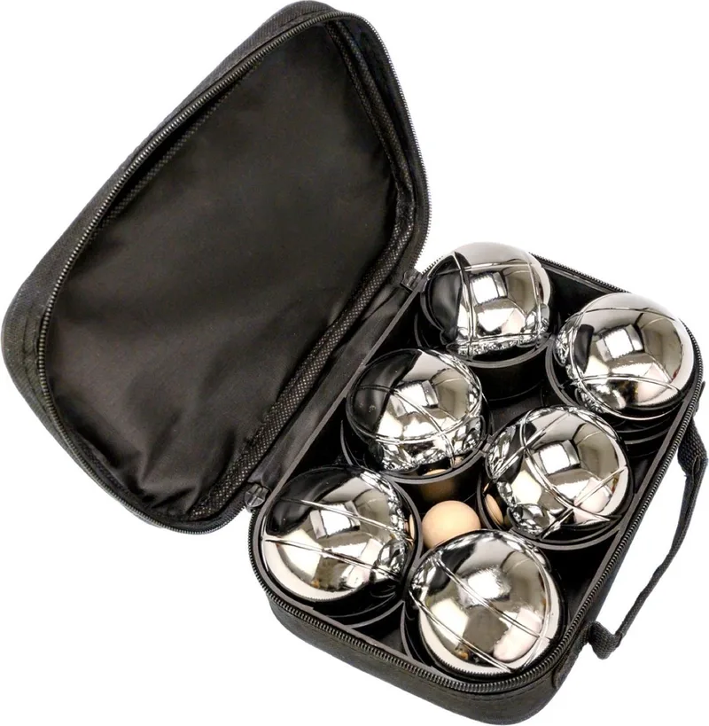 Jeu de Boules (pétanque) in een nylon tas from Tactic – box