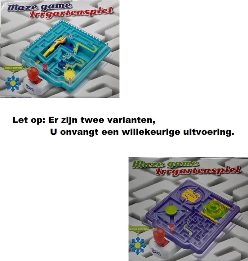 Labyrint spel & joystick paars from Tactic – box
