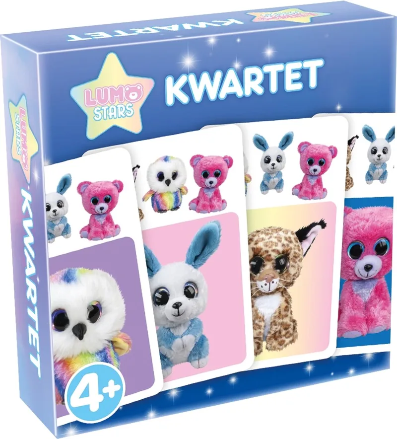 Lumo Stars Kwartet – Kaartspel – Kinderspel – Vanaf 4 jaar – 2-4 spelers van Tactic – doos