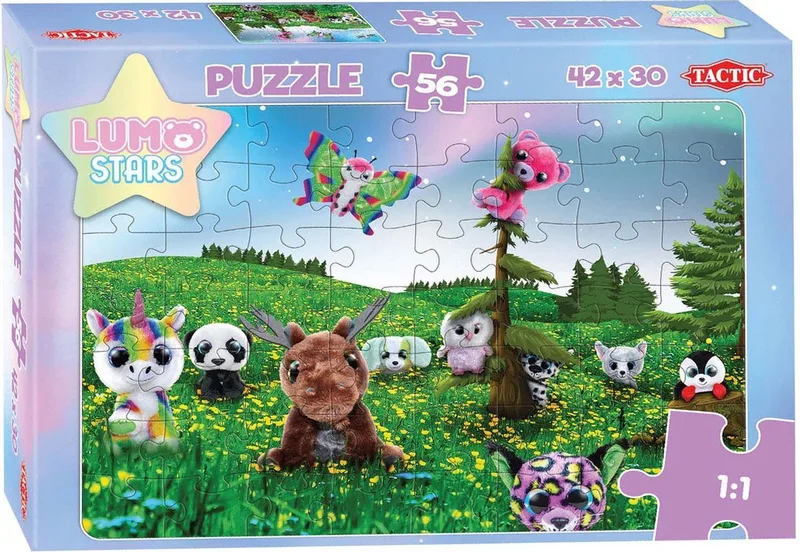 Lumo Stars Puzzel Summer - 56 Stukjes van Tactic, editie Meerkleurig – doos
