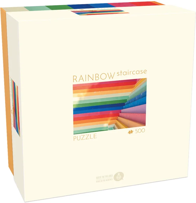 Merkloos 500-delige Legpuzzel: Trap Ontwerp de Tactic, édition Beige – boîte