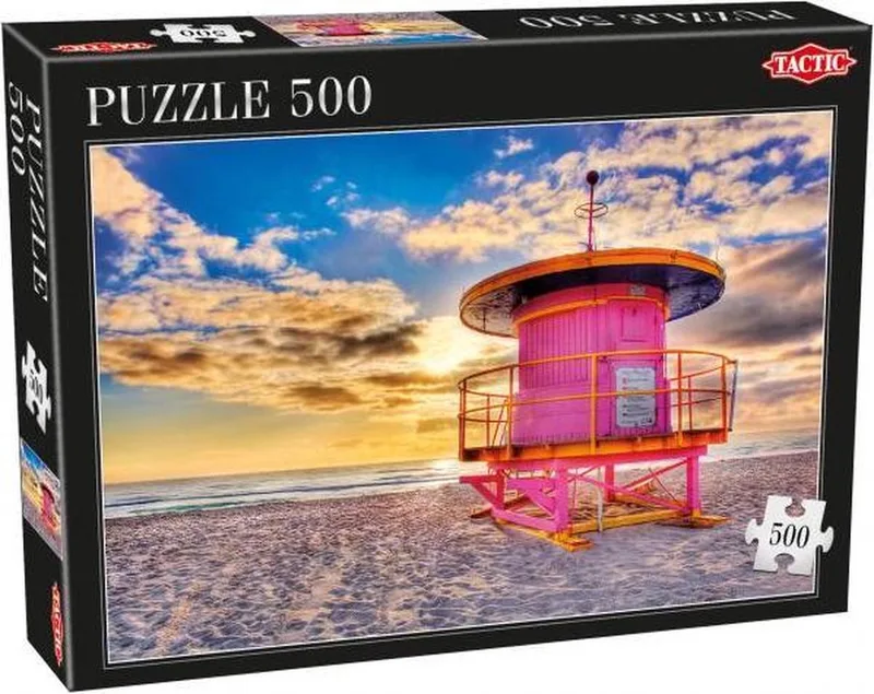 Miami Puzzel 500 stukjes van Tactic, editie Multi-coloured – doos