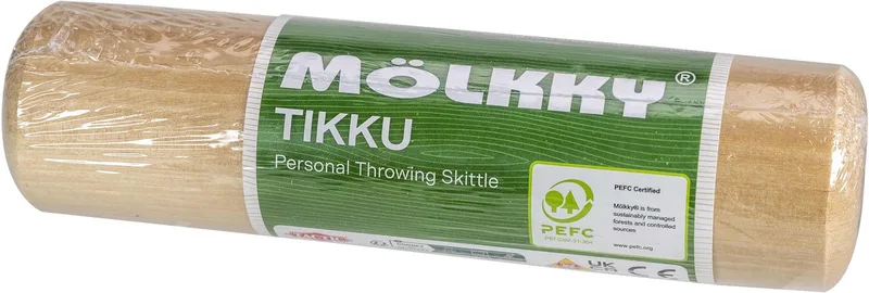 Mölkky Tikku Werpstok – Actiespel - Origineel Fins Houten Werpspel – Duurzaam Beukenhout – Met Gratis Score-App from Tactic – box