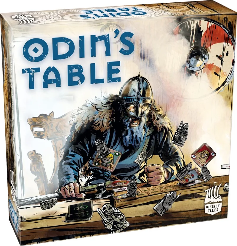 Odin's Table – Bordspel – Strategisch Vikings Duel – Goddelijke Krachten en Tactiek – Vikings Tales Serie – 2 Spelers – Vanaf 15 Jaar from Tactic – box