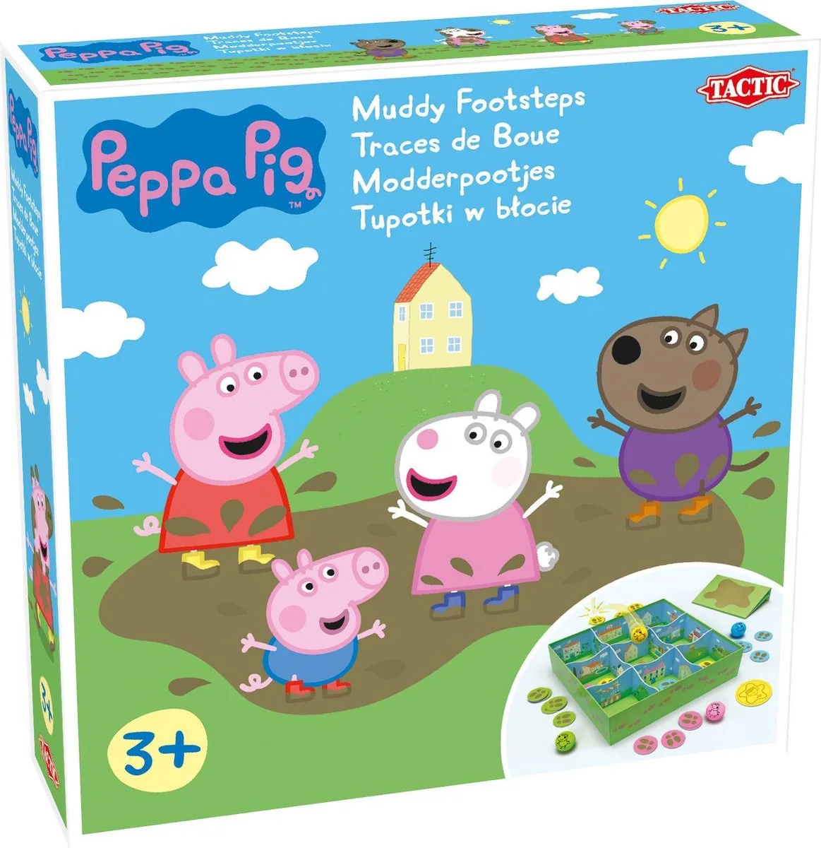 Peppa Pig Modderpootjes / Muddy Footsteps de Tactic – boîte