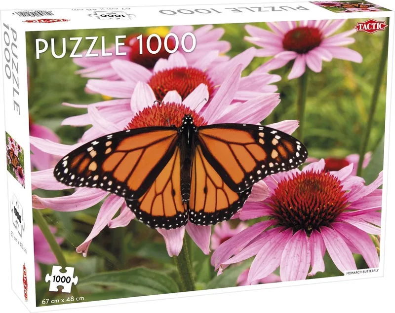 Puzzel Monarch Butterfly 1000 Stukjes from Tactic, Bont edition – box