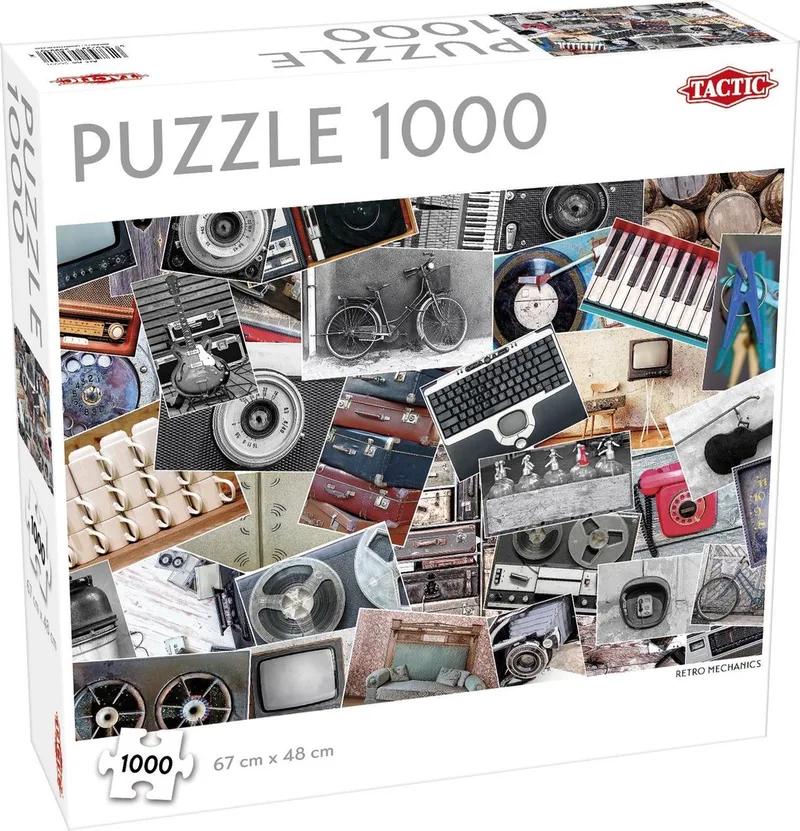 Retro Mechanics - 1000 stukjes from Tactic, White edition – box