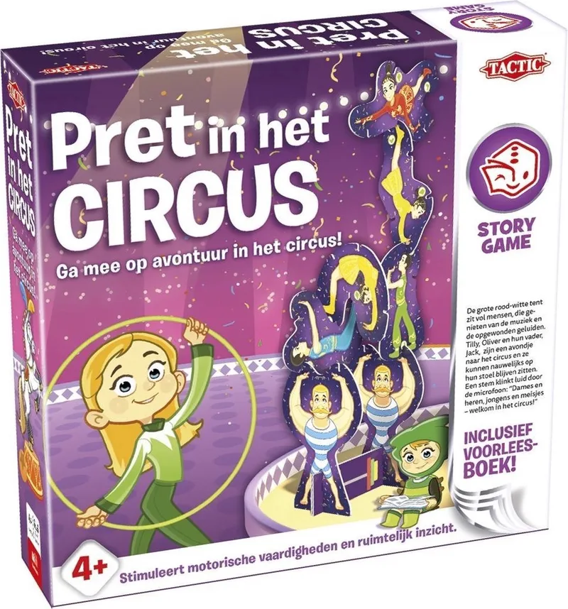 Story Game Pret in het Circus from Tactic – box