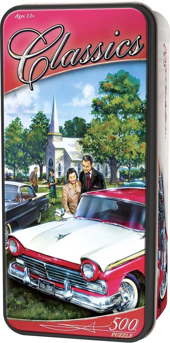 Sunday Church - Tin Box - 500 stukjes van Tactic, editie Multi-coloured – doos