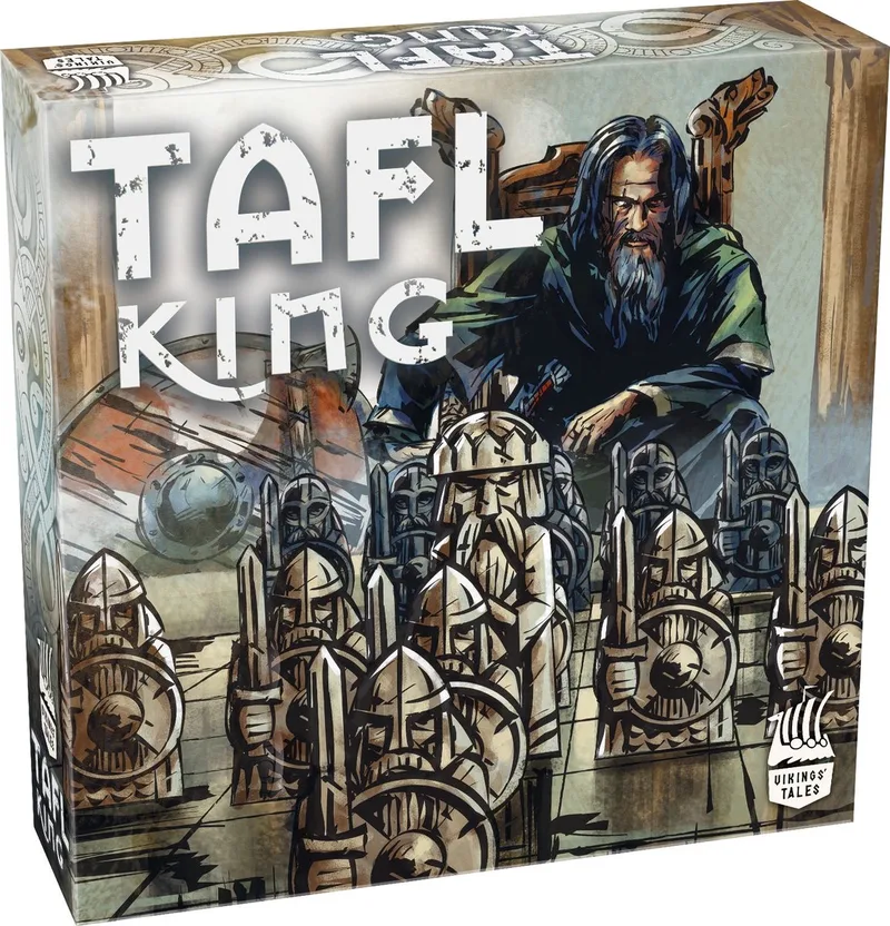 Tafl King – Bordspel – Klassiek Vikings Strategiespel – Aanvaller tegen Verdediger – Vikings Tales Serie – 2 Spelers – Vanaf 8 Jaar van Tactic – doos