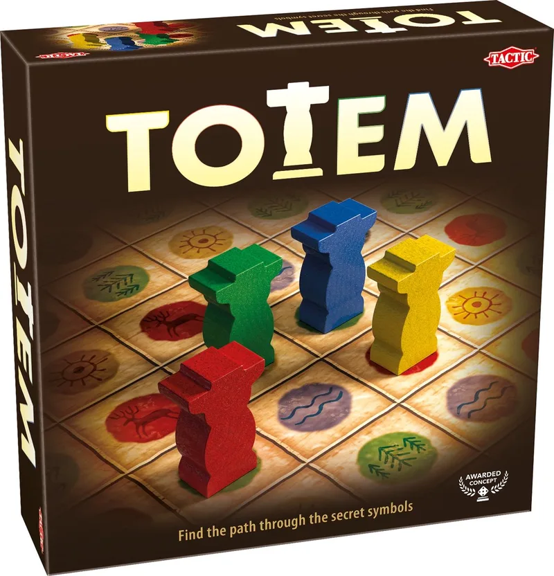 Totem – Bordspel – Race naar de Overkant met Totems – Leerzaam en Tactisch – Familiespel – Bekroond Spel – 2 tot 4 Spelers – Vanaf 7 Jaar van Tactic – doos