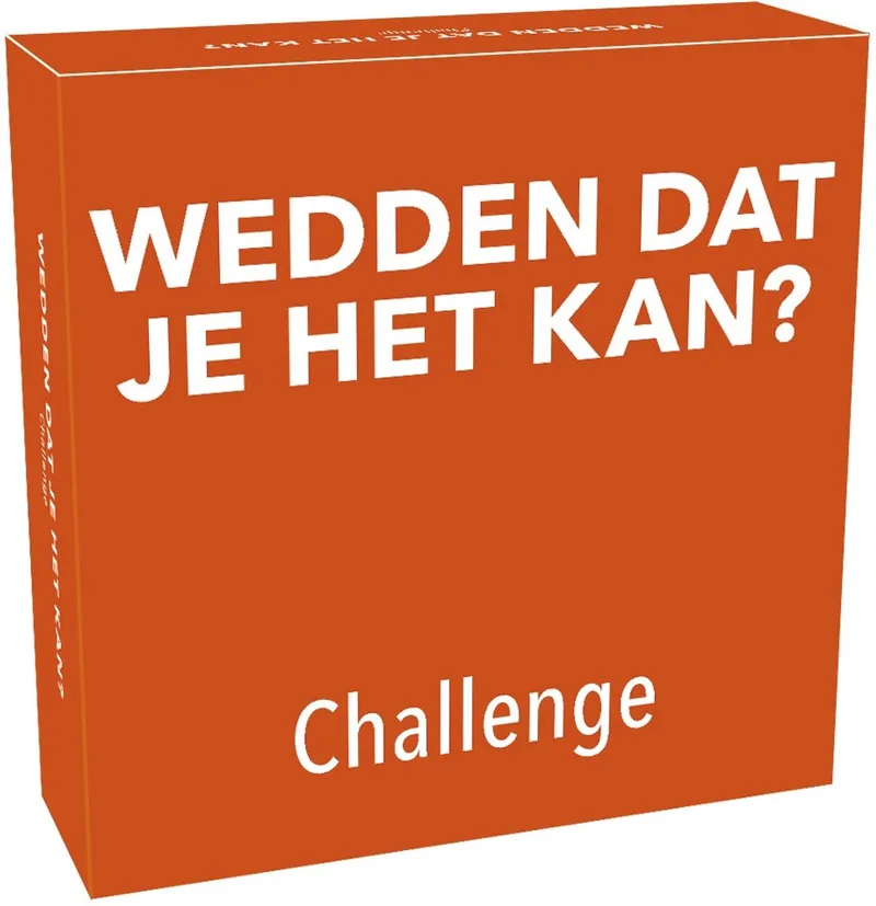 Wedden Dat Je Het Kan? Challenge! – Bordspel – Familiespel – Partyspel – 3-8 Spelers – Vanaf 10 jaar van Tactic – doos