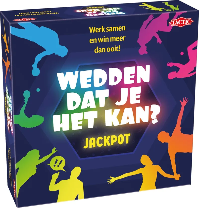 Wedden Dat Je Het Kan? Jackpot – Bordspel – Familiespel – Partyspel – 3-6 Spelers – Vanaf 8 jaar von Tactic – Schachtel
