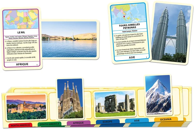 Wonders of the World card game (FR) de Tactic – boîte