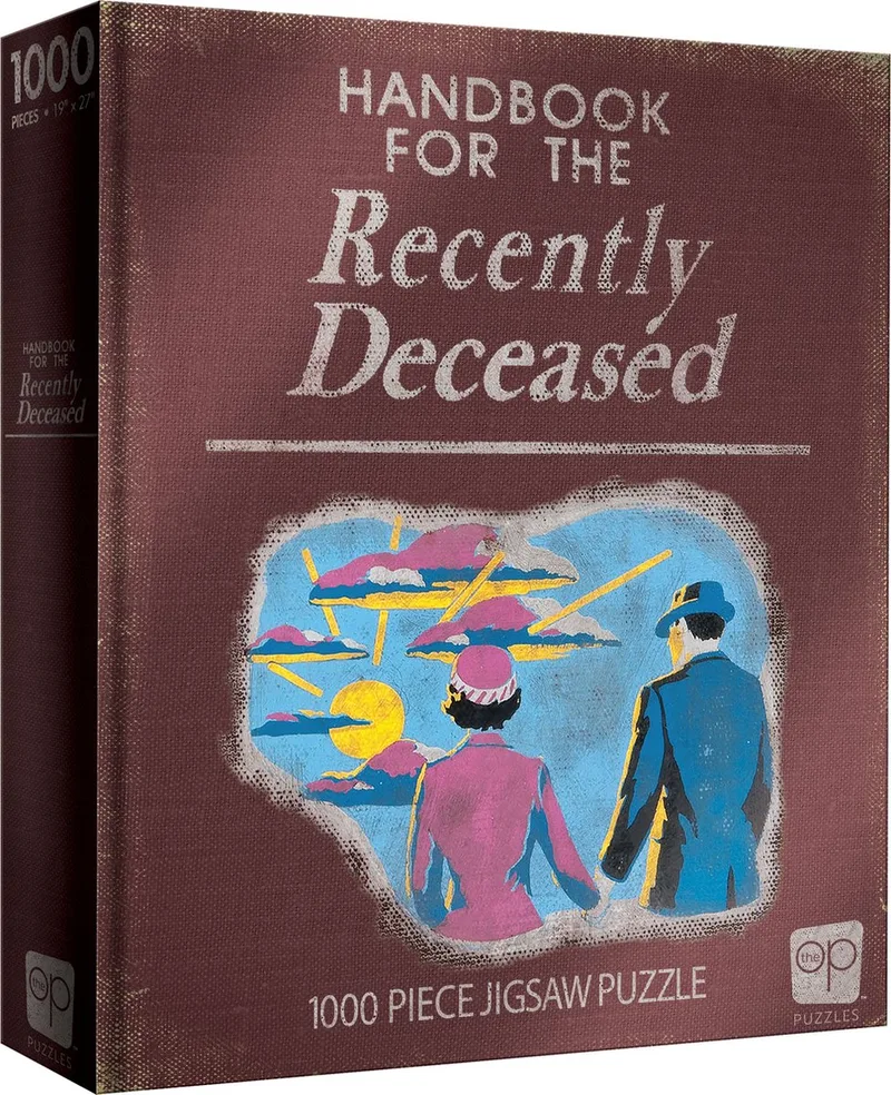 Beetlejuice Puzzel: Handbook for Recently Deceased - Puzzel 1000 stukjes - Tim Burton from The Op, Multicolour edition – box