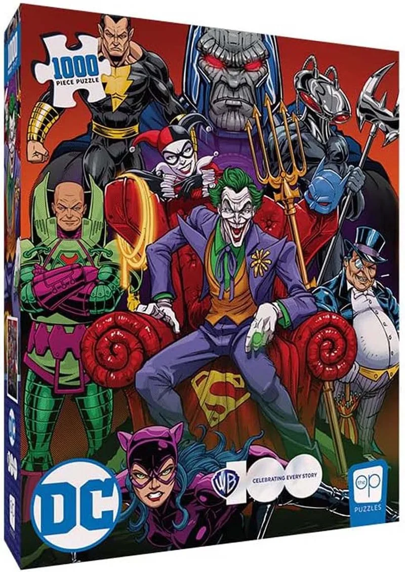 DC Puzzle - Villains Forever Evil - Puzzel 1000 Stukjes from The Op, Multicolour edition – box