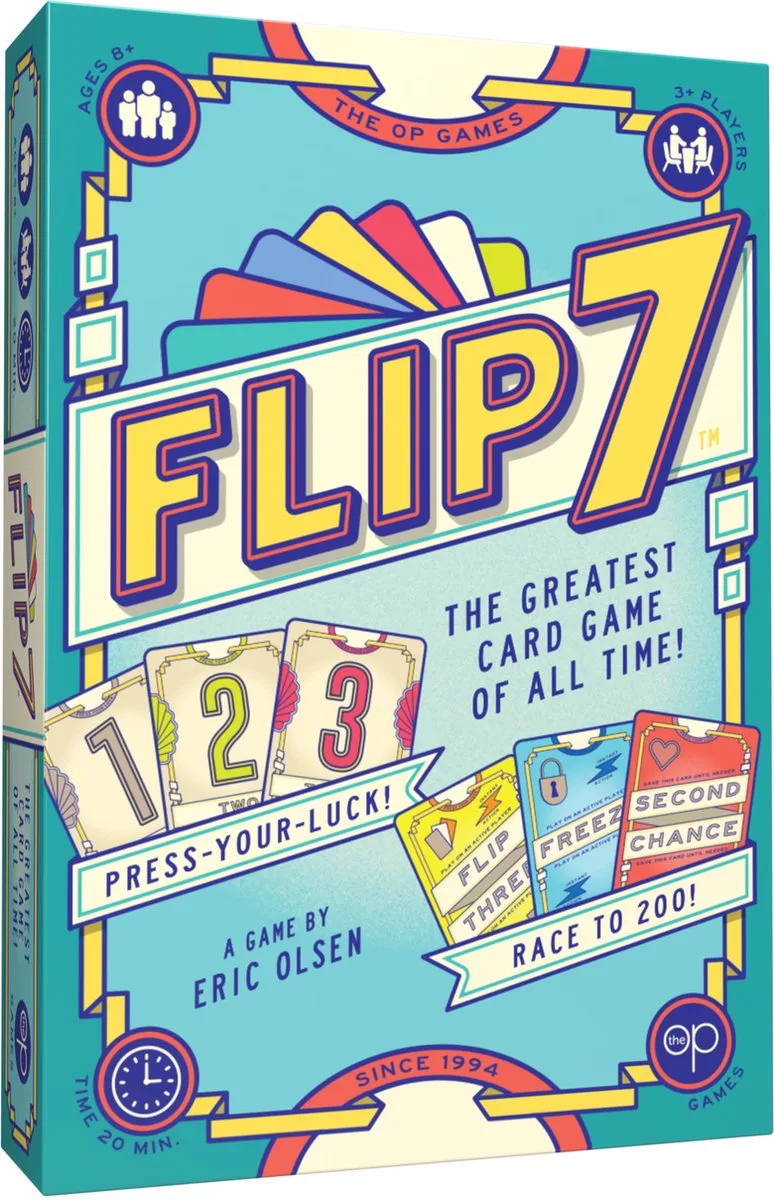 Flip 7 - Kaartspel - Engelstalig from The Op – box