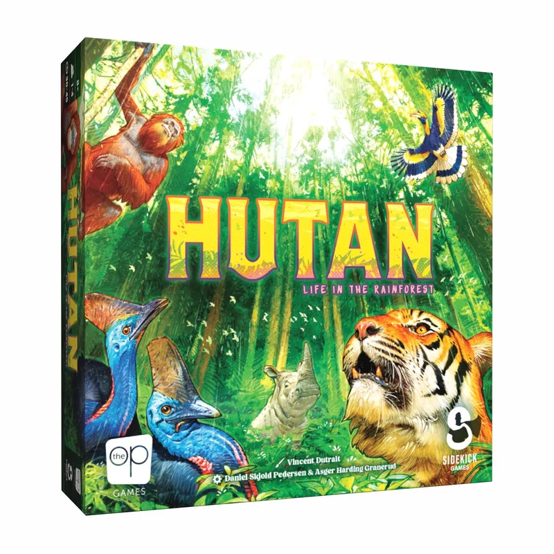 HUTAN: Life in the Rainforest - Bordspel - Bordspellen voor Familie - Engelstalig from The Op – box