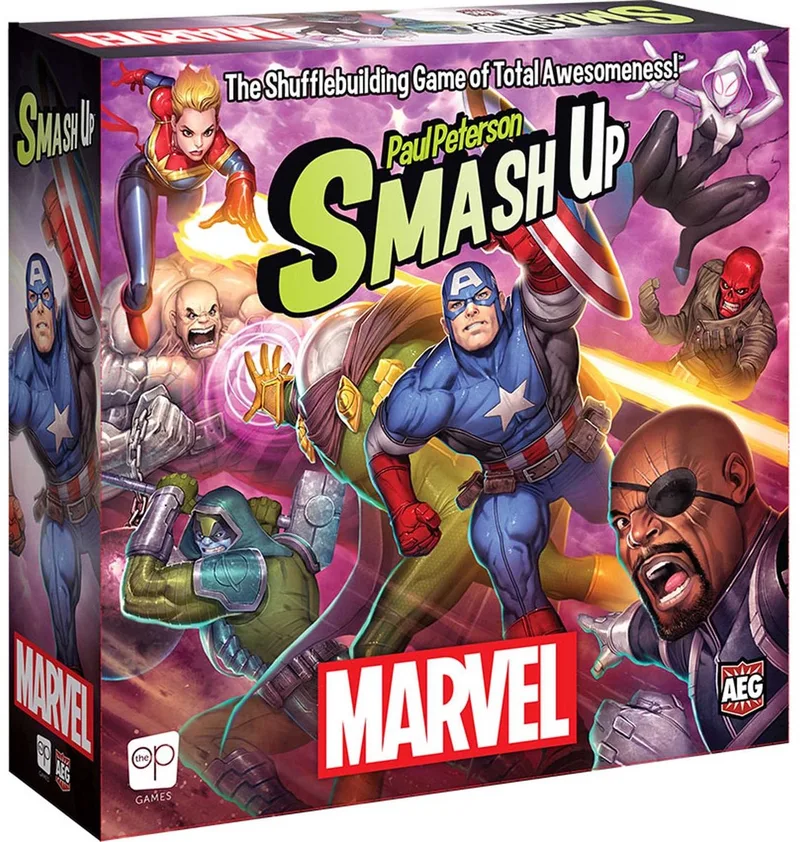 Marvel Card Game - Smash Up (UK) fra The Op – æske