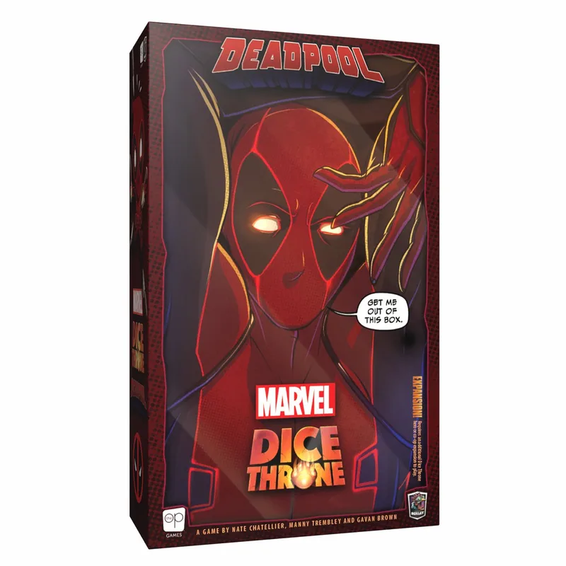 Marvel Dice Throne: Deadpool Deluxe from The Op, Multicolour edition – box