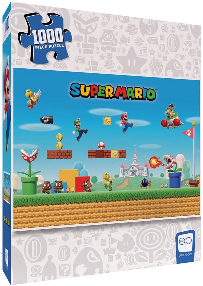 Super Mario Mayhem - Puzzle - 1000 stukjes - USAopoly van The Op, editie Meerkleurig – doos