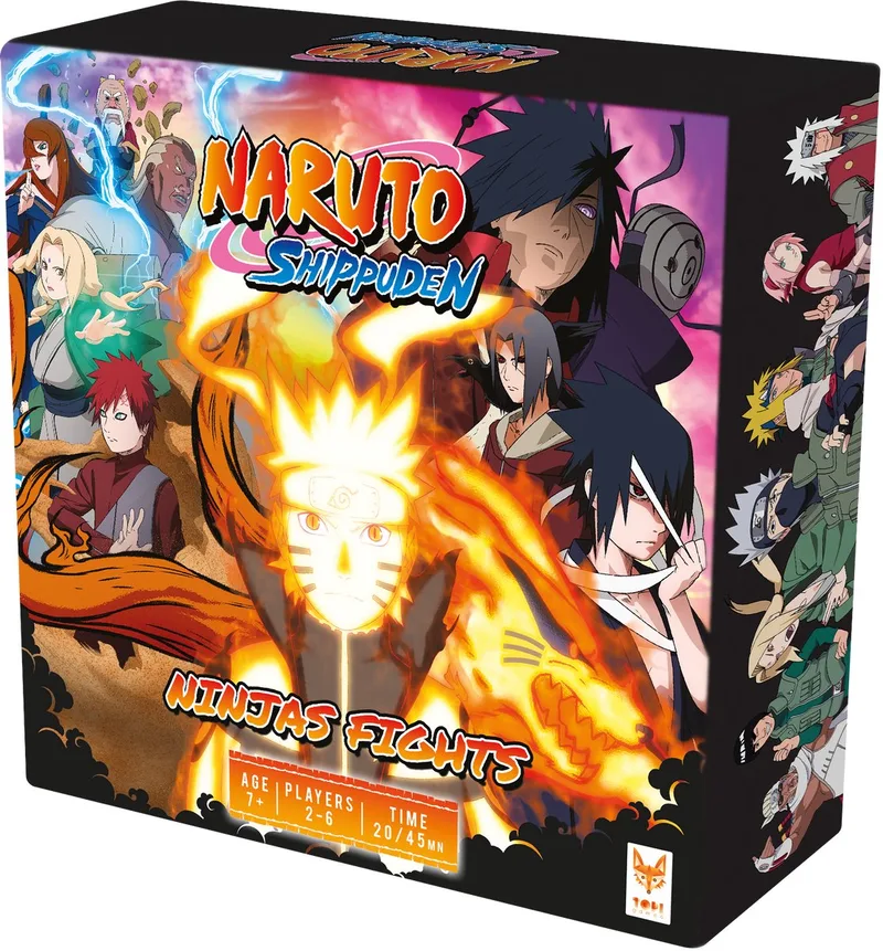 Naruto Shippuden Ninjas Fights - Bordspel - Engels de Topi Games – boîte