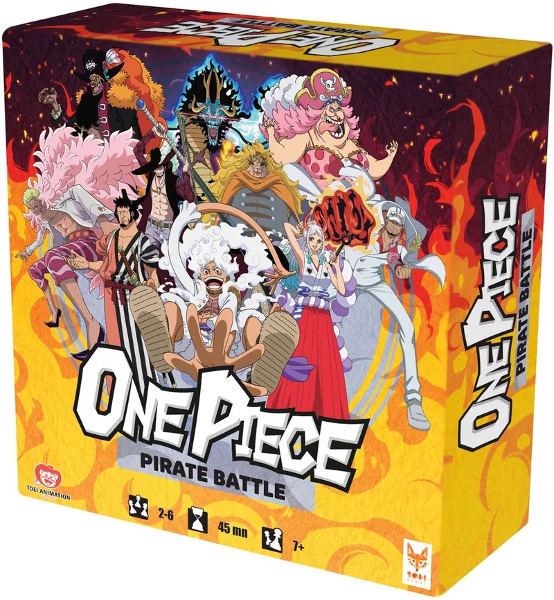 One Piece Pirate Battle - Bordspel - Engels de Topi Games – boîte