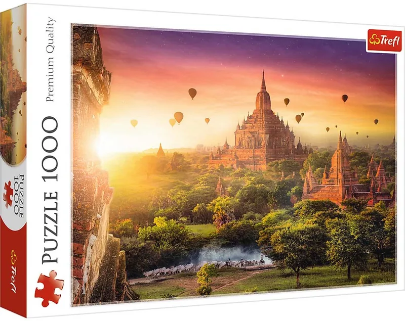 Ancient Temple Burma Puzzel - 1000 Stukjes Legpuzzel - Vanaf 12 jaar van Trefl, editie Meerkleurig – doos