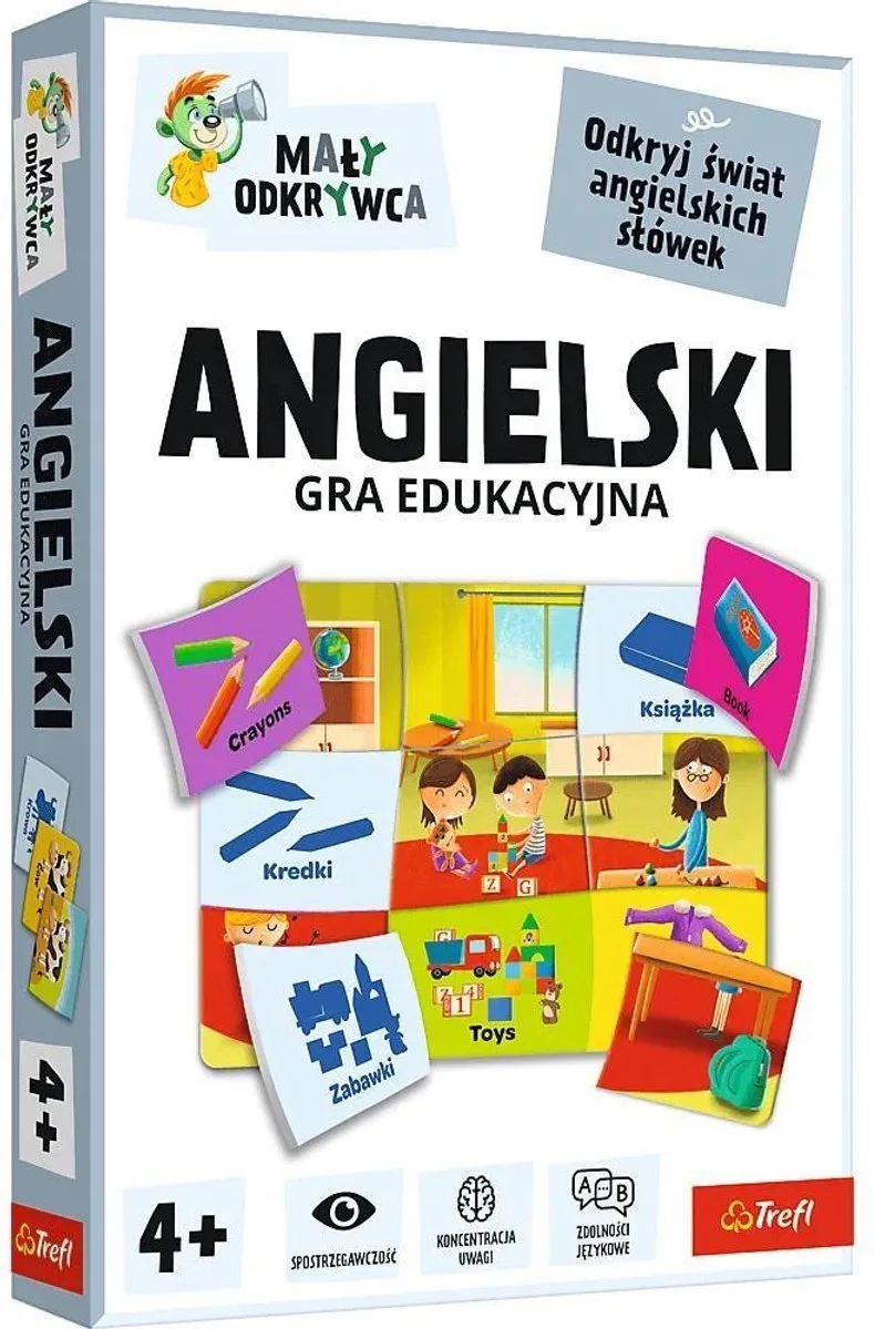 Angielski Gra edukacyjna - Engels Educatief spel from Trefl – box
