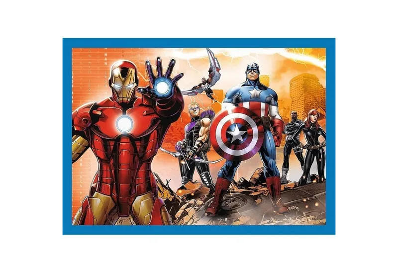 Avengers Disney Marvel Superhelden 4-in-1 Puzzel - 71 stukjes - Vanaf 4 jaar from Trefl, Multicolour edition – box 2 of 5