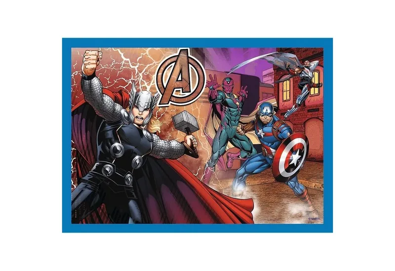 Avengers Disney Marvel Superhelden 4-in-1 Puzzel - 71 stukjes - Vanaf 4 jaar from Trefl, Multicolour edition – box 3 of 5