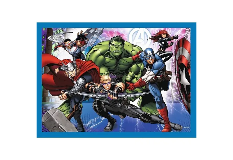 Avengers Disney Marvel Superhelden 4-in-1 Puzzel - 71 stukjes - Vanaf 4 jaar from Trefl, Multicolour edition – box 5 of 5