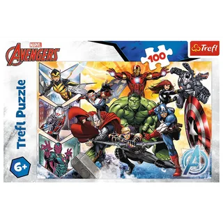 Avengers Stripfiguren Legpuzzel - 100 stukjes - Vanaf 5 jaar de Trefl, édition Multicolore – boîte 2 sur 3