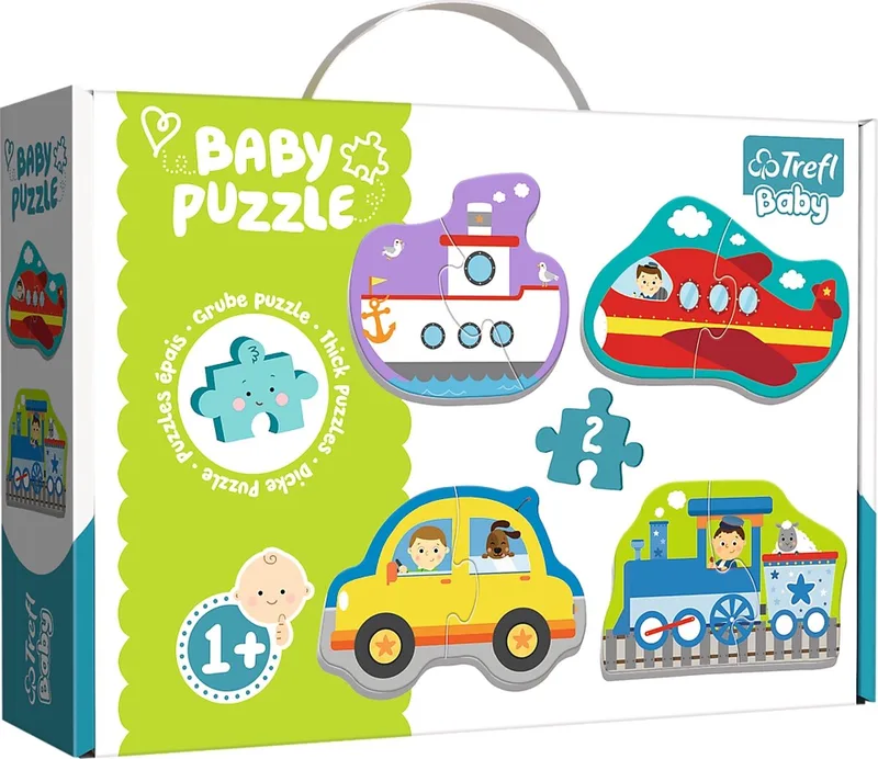 Baby Transport puzzel - 8 stukjes van Trefl, editie Meerkleurig – doos