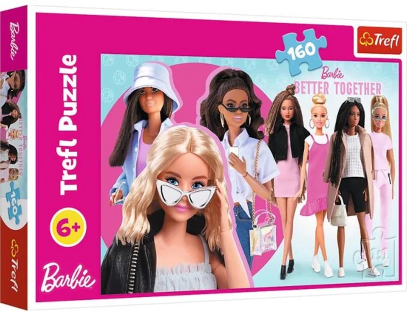Barbie Legpuzzel - 160 stukjes - Vanaf 6 jaar van Trefl, editie Meerkleurig – doos
