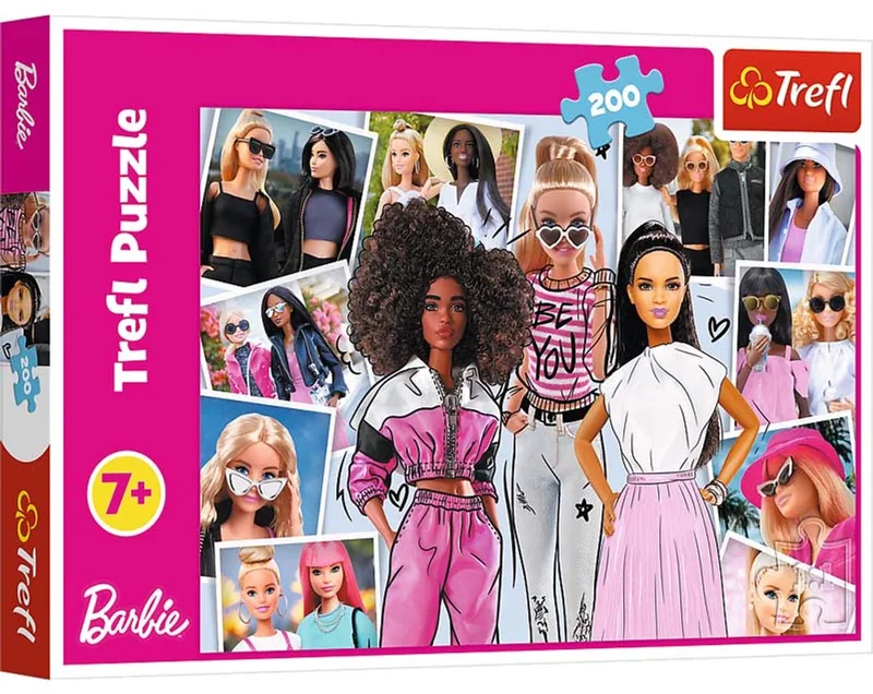 Barbie Legpuzzel - 200 stukjes - Vanaf 7 jaar de Trefl, édition Multicolore – boîte